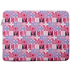 Scandinavian Abstract Pattern 17  Vertical Laptop Sleeve Case With Pocket by Maspions