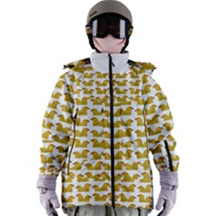 Little Bird Motif Pattern Wb Women s Zip Ski And Snowboard Waterproof Breathable Jacket by dflcprintsclothing