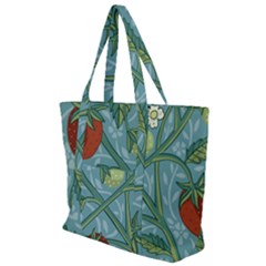 Spring Time Zip Up Canvas Bag