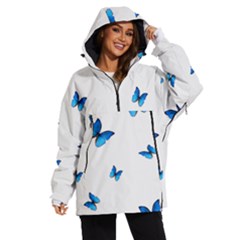 Butterfly-blue-phengaris Women s Ski And Snowboard Waterproof Breathable Jacket by saad11