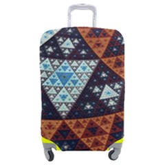 Fractal Triangle Geometric Abstract Pattern Luggage Cover (medium)