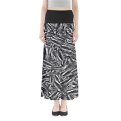 Monochrome Mirage Full Length Maxi Skirt