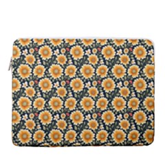 Flower 120424 16  Vertical Laptop Sleeve Case With Pocket by zappwaits