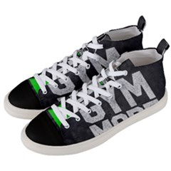 Gym Mode Men s Mid-top Canvas Sneakers by Store67