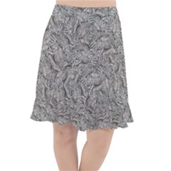Intricashine Fishtail Chiffon Skirt