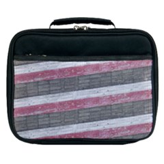 Vintage Vibrant Stripes Pattern Print Design Lunch Bag by dflcprintsclothing