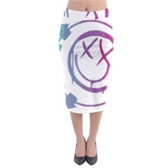 Blink 182 Logo Midi Pencil Skirt by avitendut