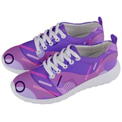 Colorful Labstract Wallpaper Theme Men s Lightweight Sports Shoes by Apen