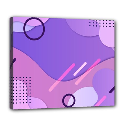 Colorful Labstract Wallpaper Theme Deluxe Canvas 24  X 20  (stretched)