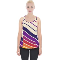 Angles Design Pattern Retro Piece Up Tank Top by Maspions