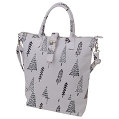 Christmas Tree Trees Nature Buckle Top Tote Bag by Maspions