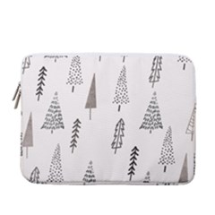 Christmas Tree Trees Nature 13  Vertical Laptop Sleeve Case With Pocket by Maspions