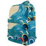 Waves Wave Ocean Sea Abstract Whimsical Classic Backpack