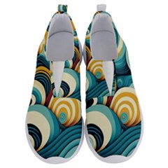 Wave Waves Ocean Sea Abstract Whimsical No Lace Lightweight Shoes