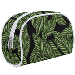 Background Pattern Leaves Texture Make Up Case (large)