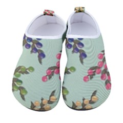 Berries Flowers Pattern Print Men s Sock-style Water Shoes
