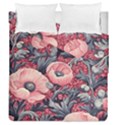 Vintage Floral Poppies Duvet Cover Double Side (Queen Size) View2