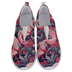 Vintage Floral Poppies No Lace Lightweight Shoes