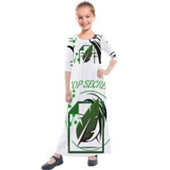 20240426 031933 20240426 030629 Kids  Quarter Sleeve Maxi Dress by Raju
