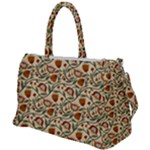 Floral Design Duffel Travel Bag