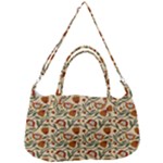 Floral Design Removable Strap Handbag