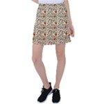 Floral Design Tennis Skirt