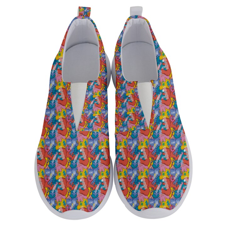 Abstract Pattern No Lace Lightweight Shoes