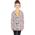 Multi Colour Pattern Kids  Double Breasted Button Coat View1