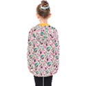 Multi Colour Pattern Kids  Double Breasted Button Coat View2