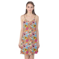 Pop Culture Abstract Pattern Camis Nightgown 