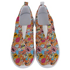 Pop Culture Abstract Pattern No Lace Lightweight Shoes