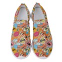 Pop Culture Abstract Pattern Women s Slip On Sneakers View1
