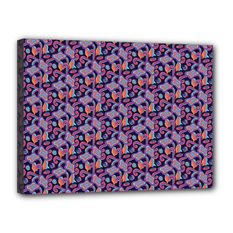 Trippy Cool Pattern Canvas 16  X 12  (stretched) by designsbymallika