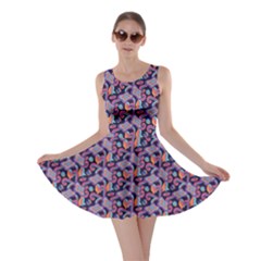 Trippy Cool Pattern Skater Dress by designsbymallika