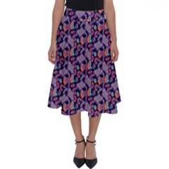 Trippy Cool Pattern Perfect Length Midi Skirt