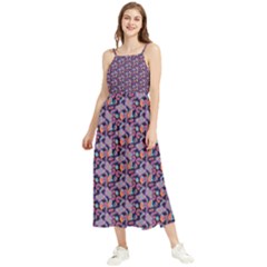 Trippy Cool Pattern Boho Sleeveless Summer Dress by designsbymallika