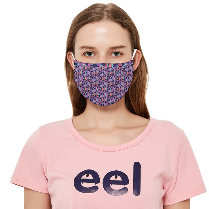 Trippy Cool Pattern Cloth Face Mask (Adult)