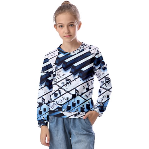 B6313536-100c-4899-8d14-ee9bb1cc53bc Kids  Long Sleeve T-shirt With Frill  by RiverRootsReggae