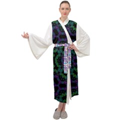 Paypercapture Dress Collection  Maxi Velvet Kimono