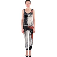 Abstract  One Piece Catsuit