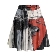Abstract  High Waist Skirt