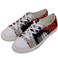 Abstract  Men s Low Top Canvas Sneakers