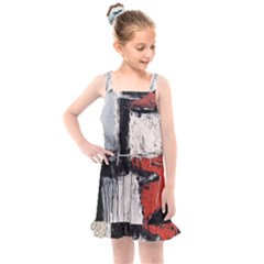 Abstract  Kids  Overall Dress