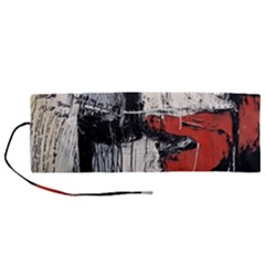 Abstract  Roll Up Canvas Pencil Holder (m)