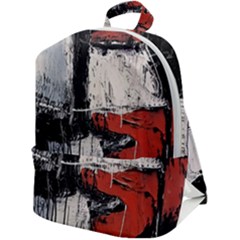 Abstract  Zip Up Backpack