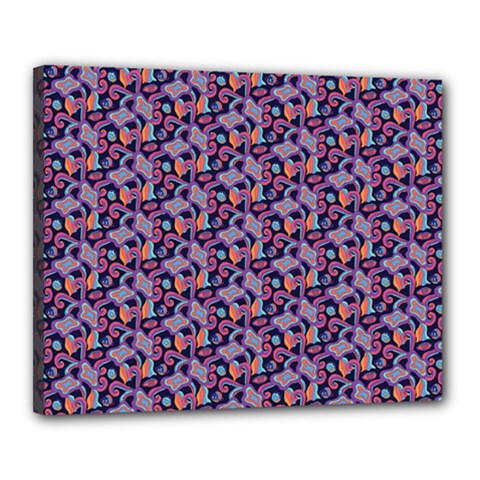 Trippy Cool Pattern Canvas 20  X 16  (stretched)