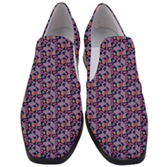 Trippy Cool Pattern Women Slip On Heel Loafers