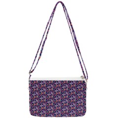 Trippy Cool Pattern Double Gusset Crossbody Bag