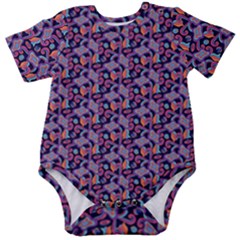 Trippy Cool Pattern Baby Short Sleeve Bodysuit