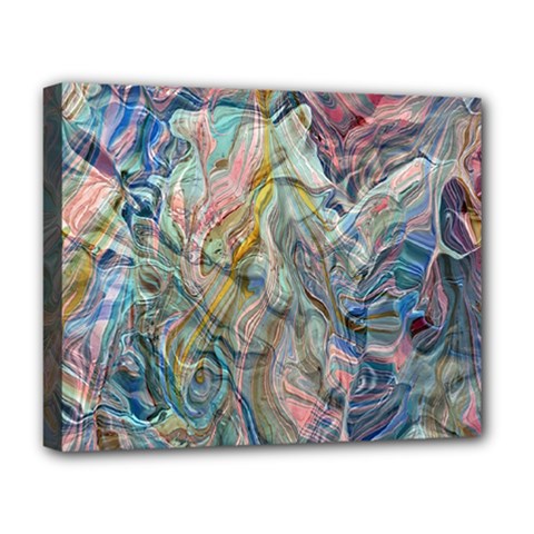 Abstract Flows Deluxe Canvas 20  X 16  (stretched)